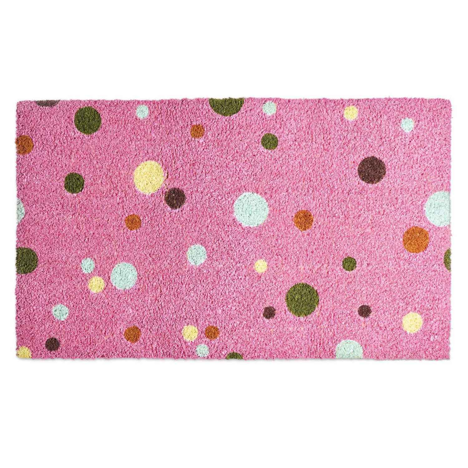 Kip&Co Polkadot Pink Coir Door Mat